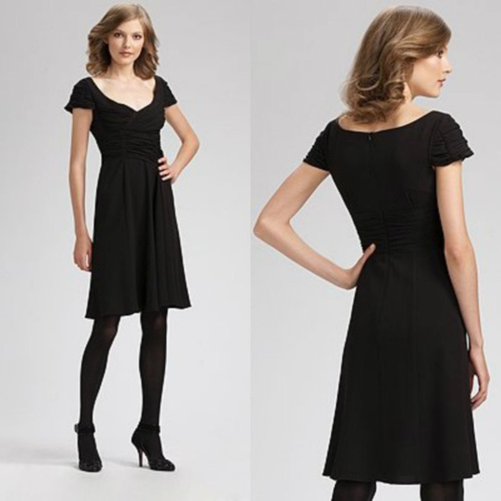 Nanette Lepore black crepe dress size 2